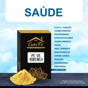 PÓ DE MIRONGA SAÚDE 15G - CASA FÉ