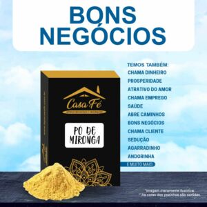 PÓ DE MIRONGA BONS NEGÓCIOS 15G - CASA FÉ