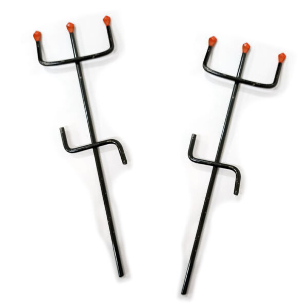 GARFO TRIDENTE DE EXU PRETO 20CM