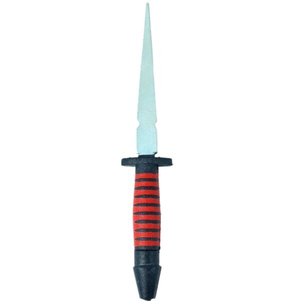 PUNHAL PONTEIRA DE EXU E POMBA GIRA PRETO E VERMELHO 32CM