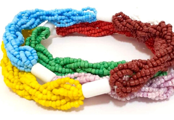 BRAJÁ TRANÇADO SETE CORES LEITOSO E FIRMAS