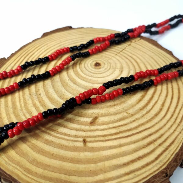GUIA DE MIÇANGÃO PRETO COM VERMELHO LEITOSO - Imagem 2