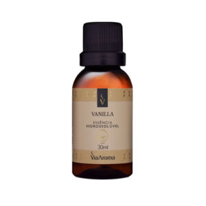 ESSÊNCIA HIDROSSOLÚVEL VANILLA 30 ML - VIA AROMA