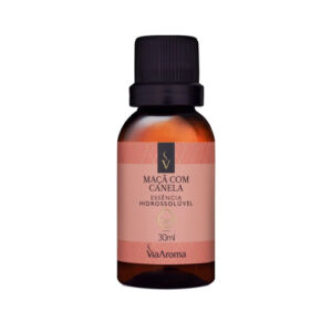 ESSÊNCIA HIDROSSOLÚVEL  MAÇA COM CANELA 30 ML - VIA AROMA