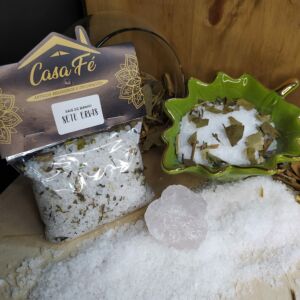 SAIS DE BANHO SETE ERVAS 160G - CASA FÉ