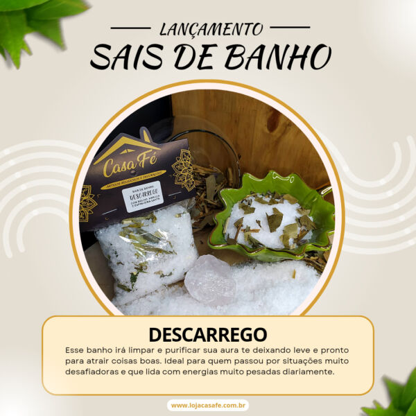 SAIS DE BANHO DESCARREGO 160G - CASA FÉ - Image 2