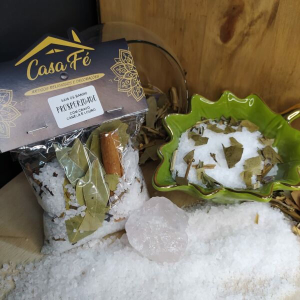 SAIS DE BANHO PROSPERIDADE 160G - CASA FÉ