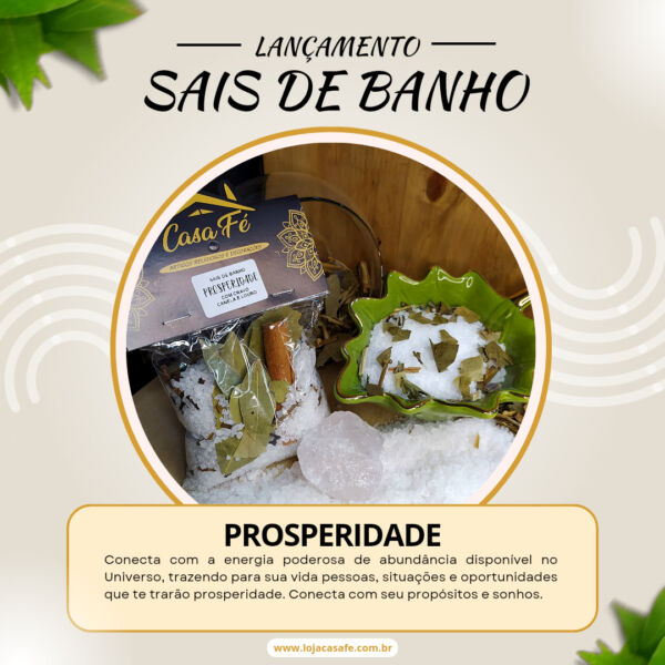 SAIS DE BANHO PROSPERIDADE 160G - CASA FÉ - Image 2