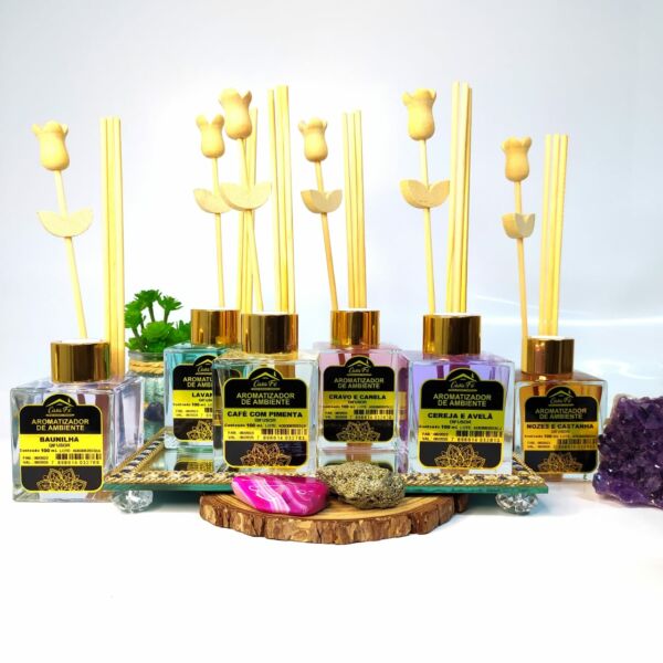 DIFUSOR DE VARETAS CAFÉ COM PIMENTA  COM CITRINO 100ML - CASA FÉ - Image 3