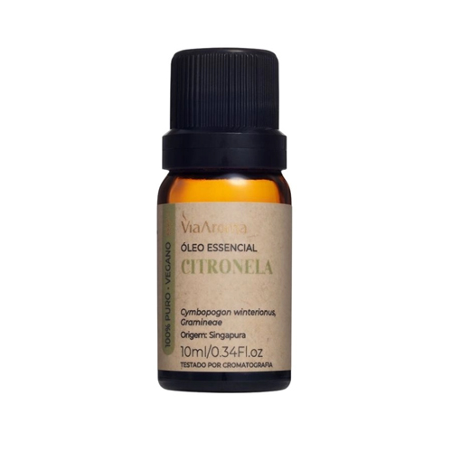 ÓLEO ESSENCIAL CITRONELA 10 ML - VIA AROMA