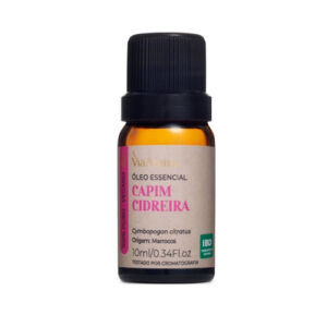 ÓLEO ESSENCIAL CAPIM CIDREIRA 10 ML - VIA AROMA