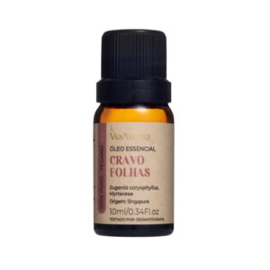 ÓLEO ESSENCIAL CRAVO FOLHAS 10 ML - VIA AROMA
