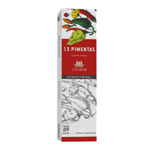 INCENSO NATURAL 13 PIMENTAS - NIRVANA
