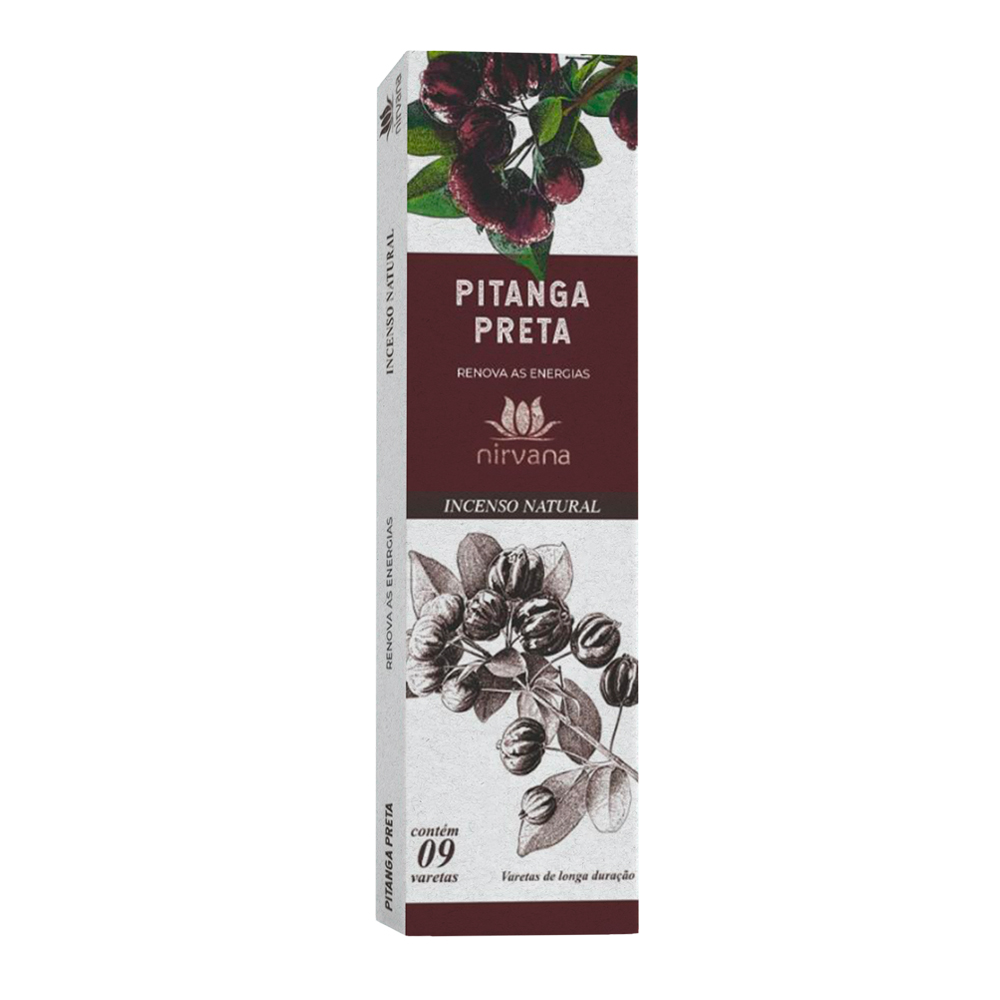 INCENSO NATURAL PITANGA PRETA - NIRVANA
