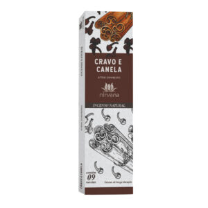 INCENSO NATURAL CRAVO E CANELA - NIRVANA