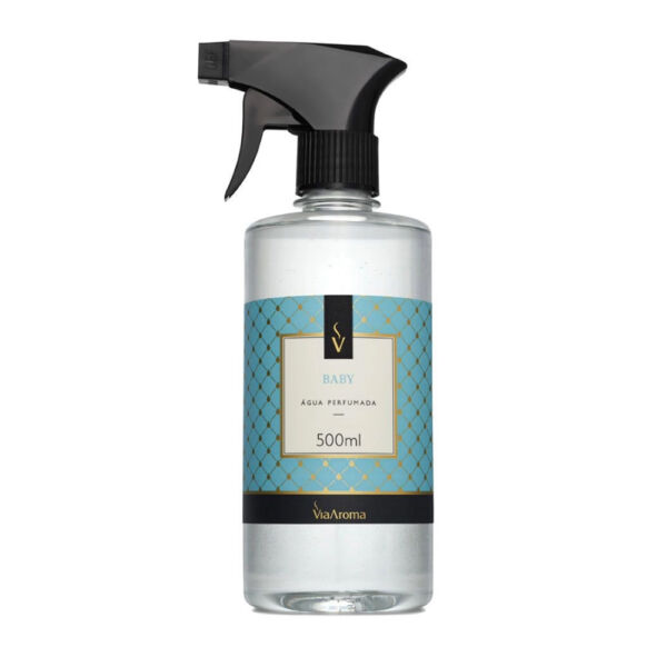 ÁGUA PERFUMADA BABY 500 ML - VIA AROMA