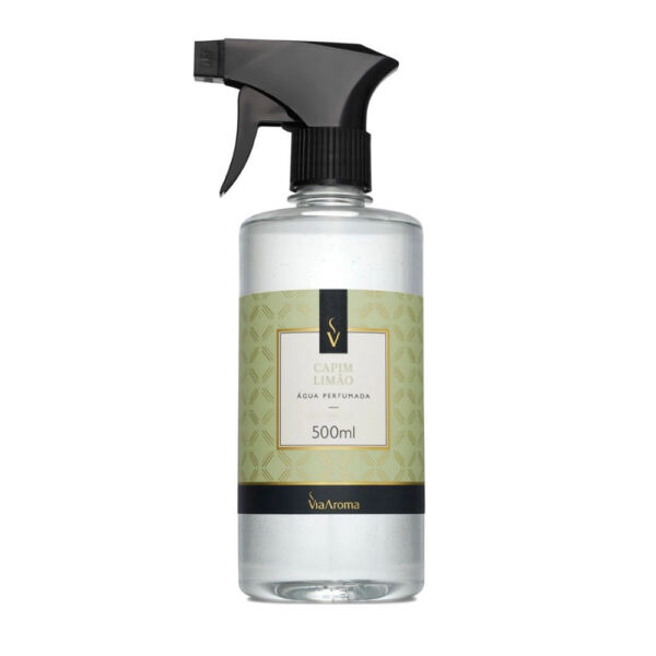 ÁGUA PERFUMADA CAPIM LIMÃO 500 ML - VIA AROMA