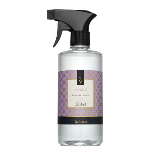ÁGUA PERFUMADA LAVANDA 500 ML - VIA AROMA
