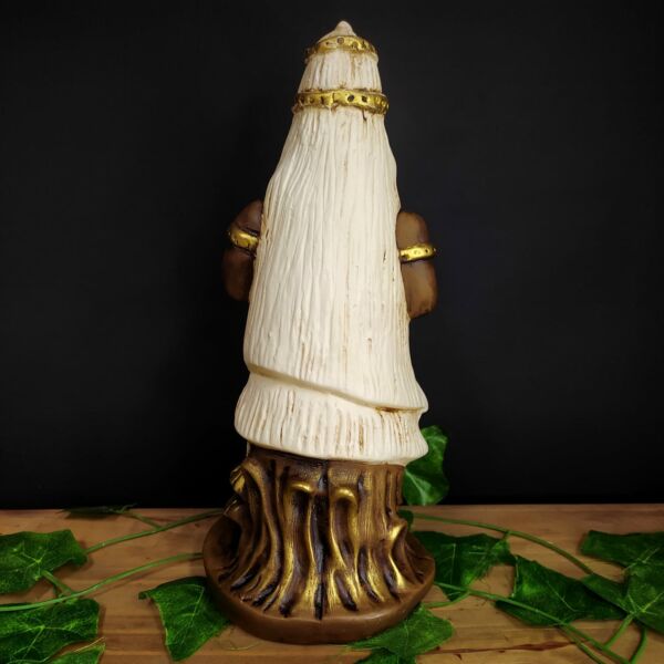 IMAGEM EM GESSO ORIXÁ OMOLU ENVELHECIDO 30CM - Image 3