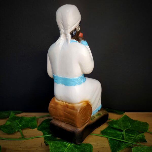 IMAGEM EM GESSO PRETA VELHA MÃE BENEDITA 19CM - Image 3