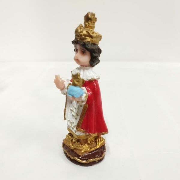 IMAGEM EM RESINA MENINO JESUS DE PRAGA MINI 7CM - Image 2