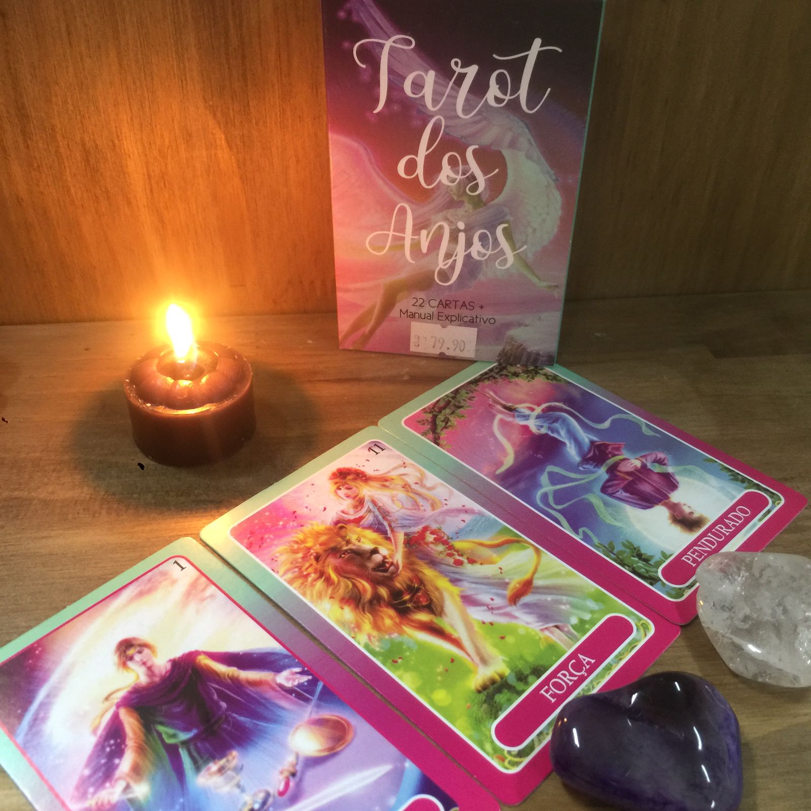 TAROT DOS ANJOS 22 CARTAS COM MANUAL EXPLICATIVO - Imagem 2