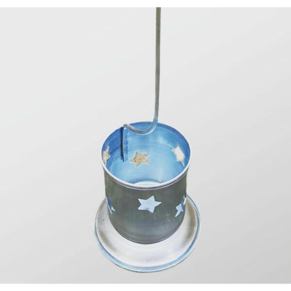TURIBULO DEFUMADOR DE ALUMINIO GRANDE LUXO ESTRELAS