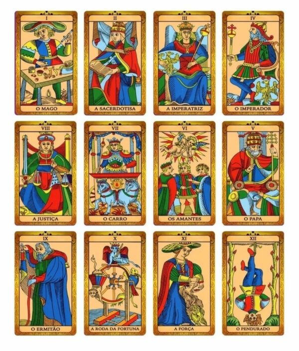 TAROT O LENDÁRIO BARALHO DE MARSELHA 22 CARTAS COM LIVRETO EXPLICATIVO - Imagem 3