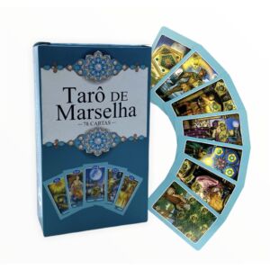 TAROT MARSELHA 78 CARTAS E MANUAL EXPLICATIVO