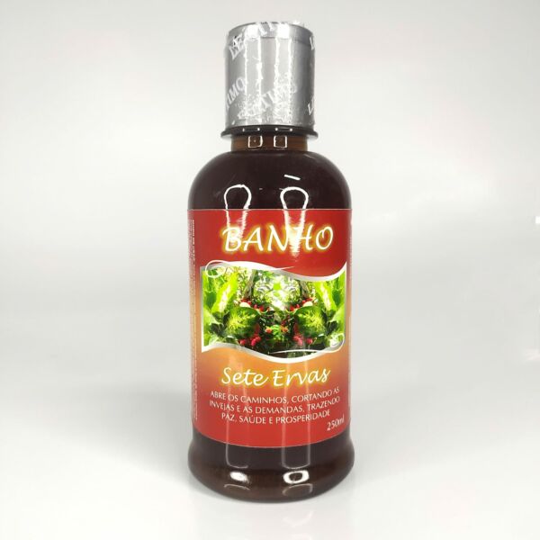 BANHO LÍQUIDO SETE ERVAS 250 ML - PORTO FIRME - Imagem 2