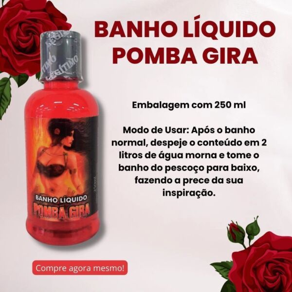 BANHO LÍQUIDO POMBA GIRA 250 ML - PORTO FIRME