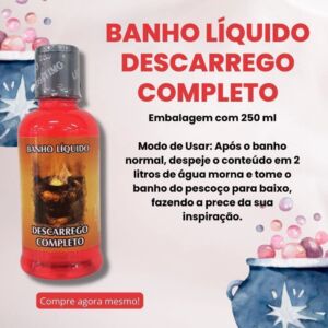 BANHO LÍQUIDO DESCARREGO COMPLETO 250 ML - PORTO FIRME