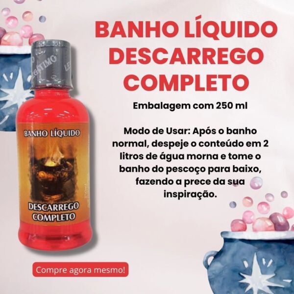 BANHO LÍQUIDO DESCARREGO COMPLETO 250 ML - PORTO FIRME