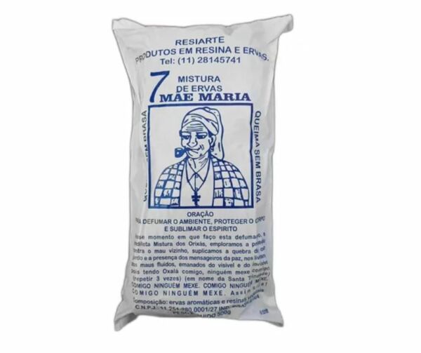 RESINA DE ERVAS PARA DEFUMAÇÃO QUEIMA SEM BRASA MÃE MARIA 500G
