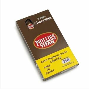 CHARUTO CHOCOLATE CAIXA C/ 5 - PHILLIES TITAN