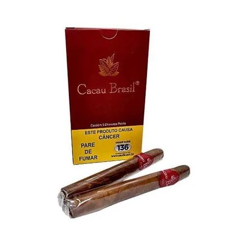 CHARUTO CACAU BRASIL CORONA CONHAQUE CAIXA C/ 5 - SAN GENARO