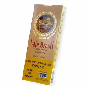 CHARUTO FINO C/ PONTEIRA CAFÉ BRASIL CAIXA C/ 5 - HAVANA