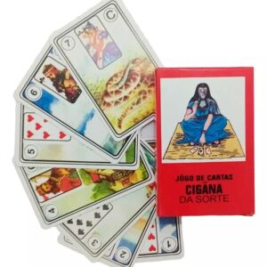TAROT JOGO DE CARTAS CIGANA DA SORTE 36 CARTAS COM LIVRETO EXPLICATIVO