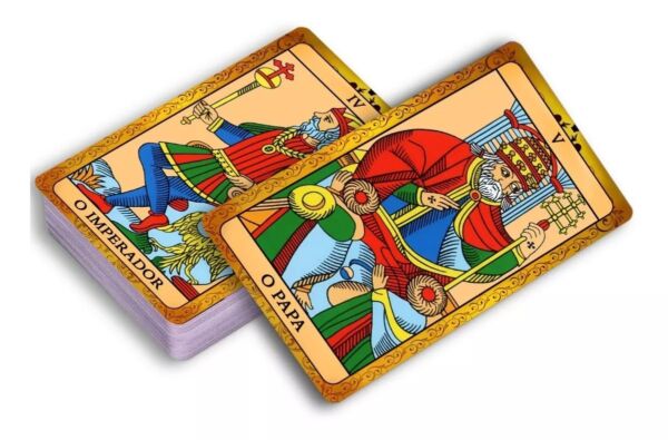 TAROT O LENDÁRIO BARALHO DE MARSELHA 22 CARTAS COM LIVRETO EXPLICATIVO - Imagem 4