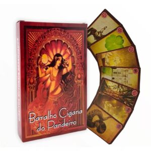 TAROT BARALHO DA CIGANA DO PANDEIRO 36 CARTAS COM UM LIVRETO EXPLICATIVO