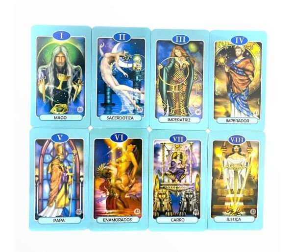 TAROT MARSELHA 78 CARTAS E MANUAL EXPLICATIVO - Imagem 2