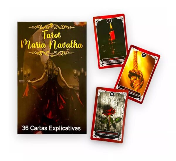TAROT MARIA NAVALHA 36 CARTAS AUTO EXPLICATIVAS