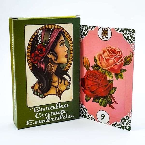 TAROT BARALHO CIGANA ESMERALDA COM 36 CARTAS E LIVRETO EXPLICATIVO
