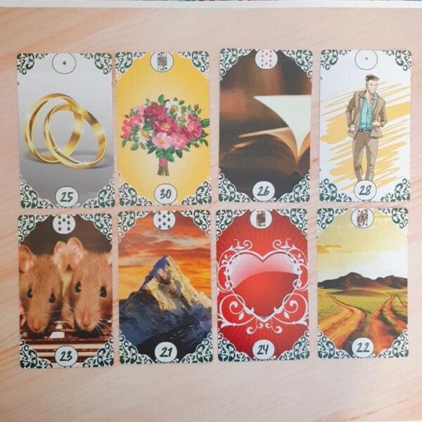 TAROT BARALHO CIGANA ESMERALDA COM 36 CARTAS E LIVRETO EXPLICATIVO - Imagem 4