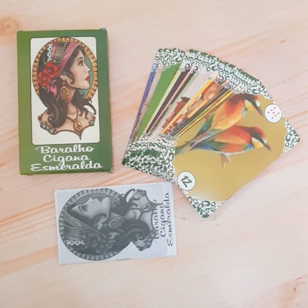 TAROT BARALHO CIGANA ESMERALDA COM 36 CARTAS E LIVRETO EXPLICATIVO - Imagem 6