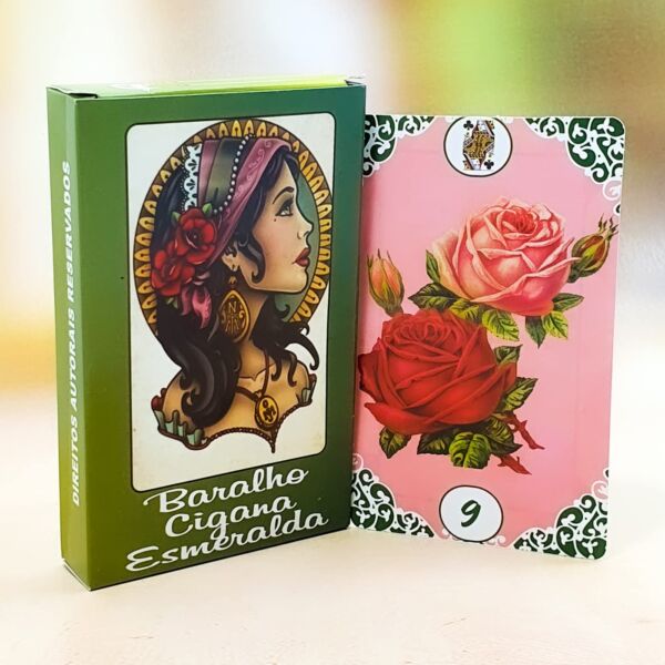 TAROT BARALHO CIGANA ESMERALDA COM 36 CARTAS E LIVRETO EXPLICATIVO - Imagem 7