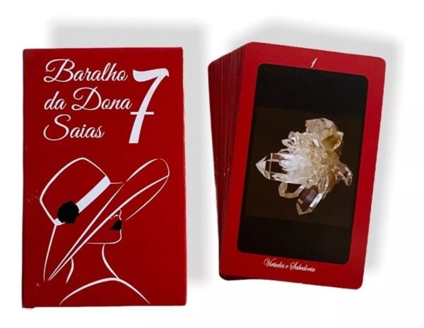 TAROT BARALHO DE DONA 7 SAIA COM 36 CARTAS E MANUAL EXPLICATIVO - Imagem 6