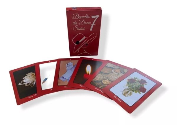 TAROT BARALHO DE DONA 7 SAIA COM 36 CARTAS E MANUAL EXPLICATIVO - Imagem 8