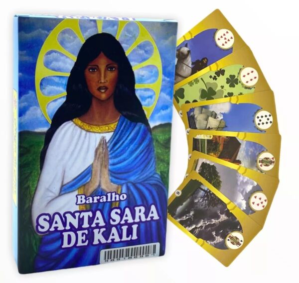 TAROT SANTA SARA DE KALI COM 36 CARTAS E MANUAL EXPLICATIVO