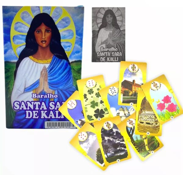 TAROT SANTA SARA DE KALI COM 36 CARTAS E MANUAL EXPLICATIVO - Imagem 4
